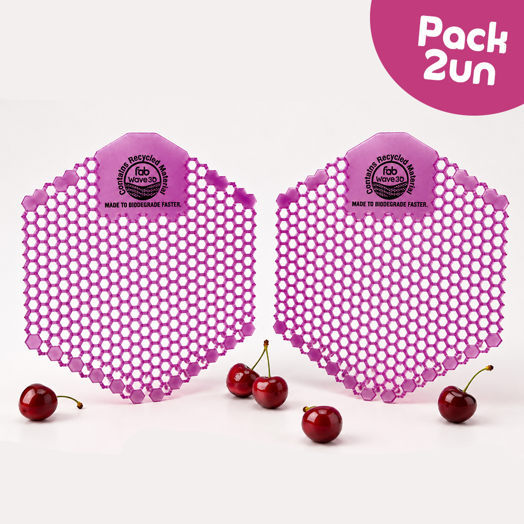 Tapete ambientador de Urinol (Pack de 2 unidades) - Cereja